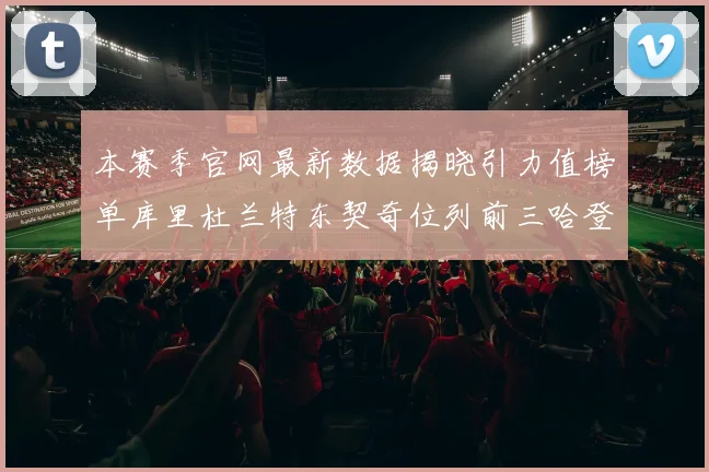 本赛季官网最新数据揭晓引力值榜单库里杜兰特东契奇位列前三哈登紧随其后